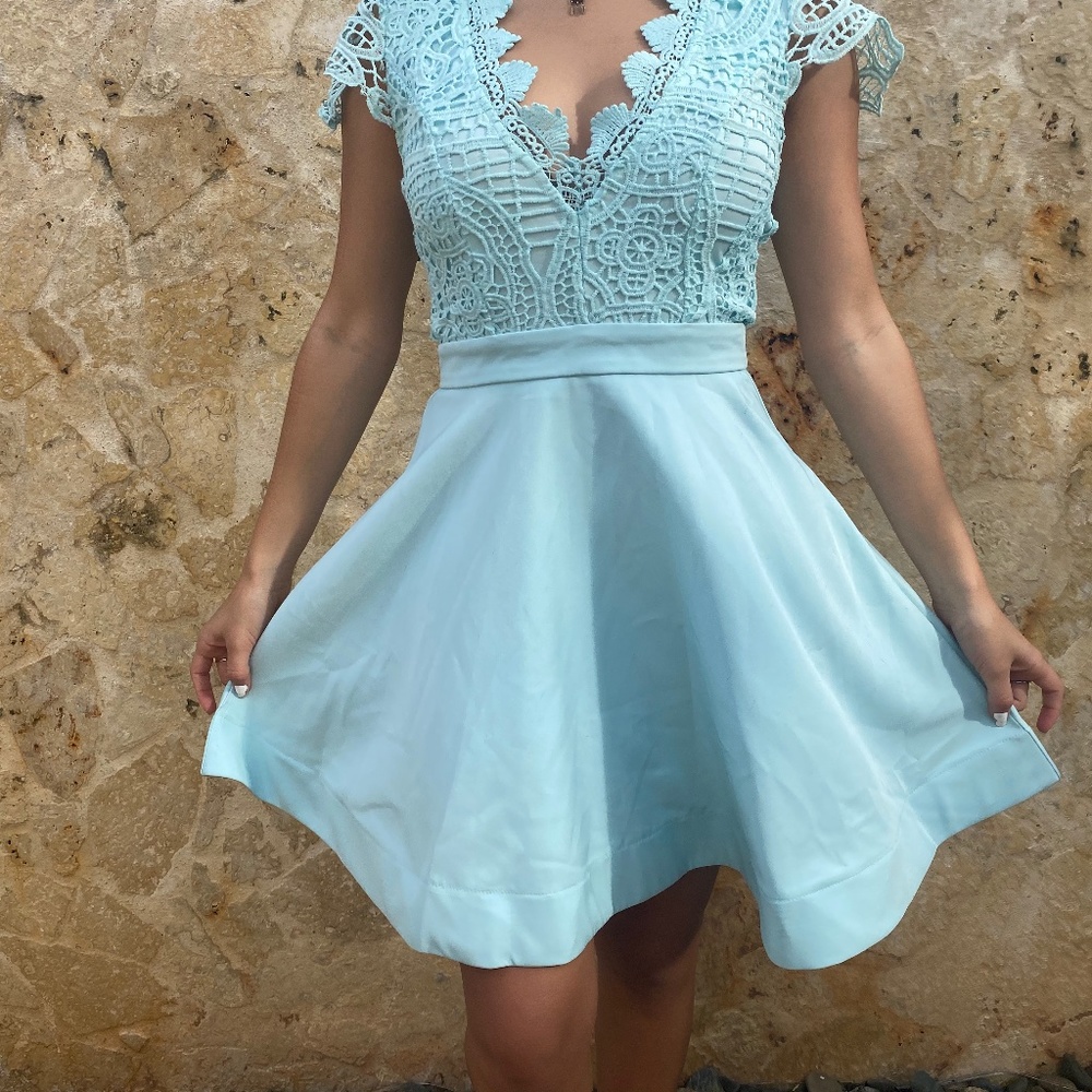 Light Blue Formal Dress